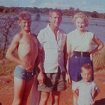 Gert with my dad as a youngster visiting in Makwassie