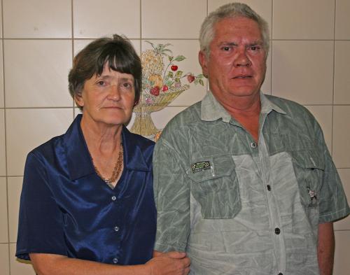 Daughter Anna and Sameul van Niekerk 