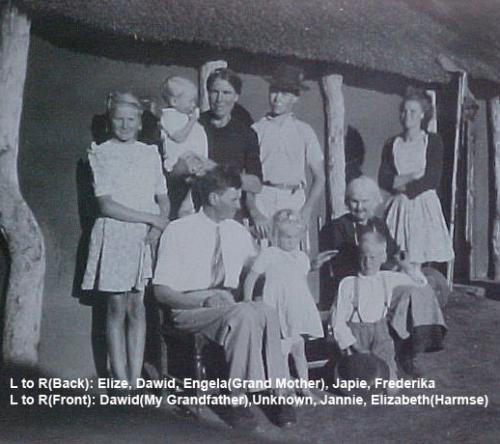 My mom on the left and her parents