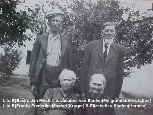 Dawid van Staden`s Parents (Authors grandfather from mom`s side)