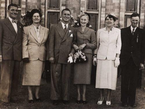 Elizabeth van Staden married Hercules McCarthy at Blyvooruitzicht 1956