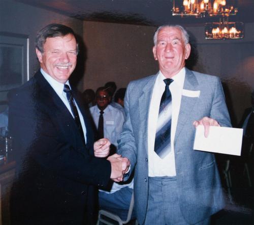 Harry at his retirement function