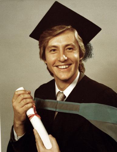Hein at his graduation