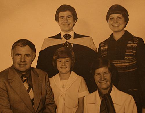 Jan and Lettie at her sons graduation