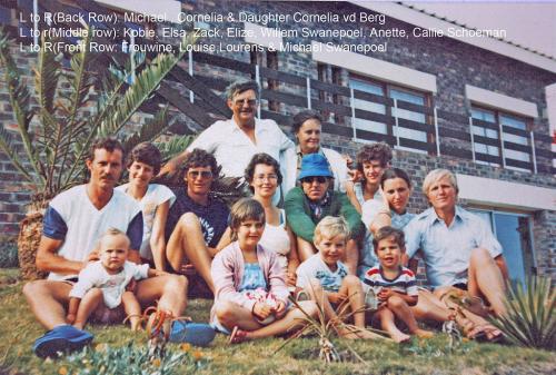 Michael and his family at Port Alfred
