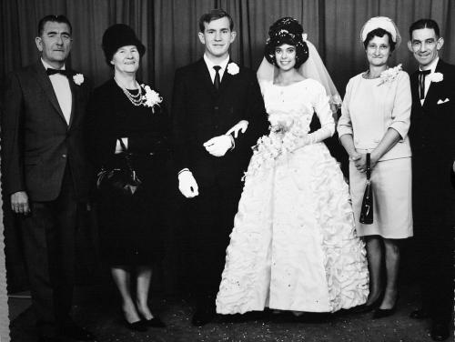 Piet Beaula with parents